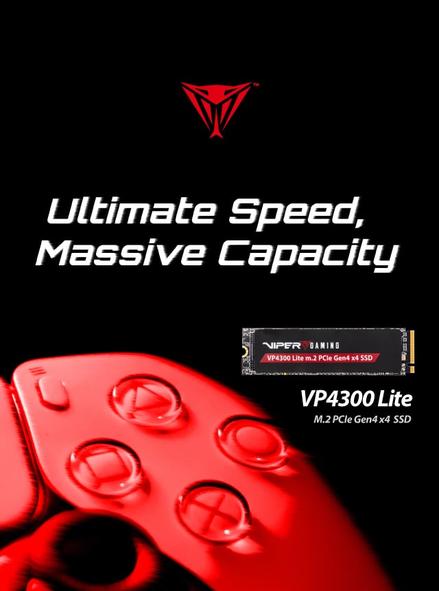 VP4300 Lite M.2 PCIe Gen4 x4 Gaming SSD