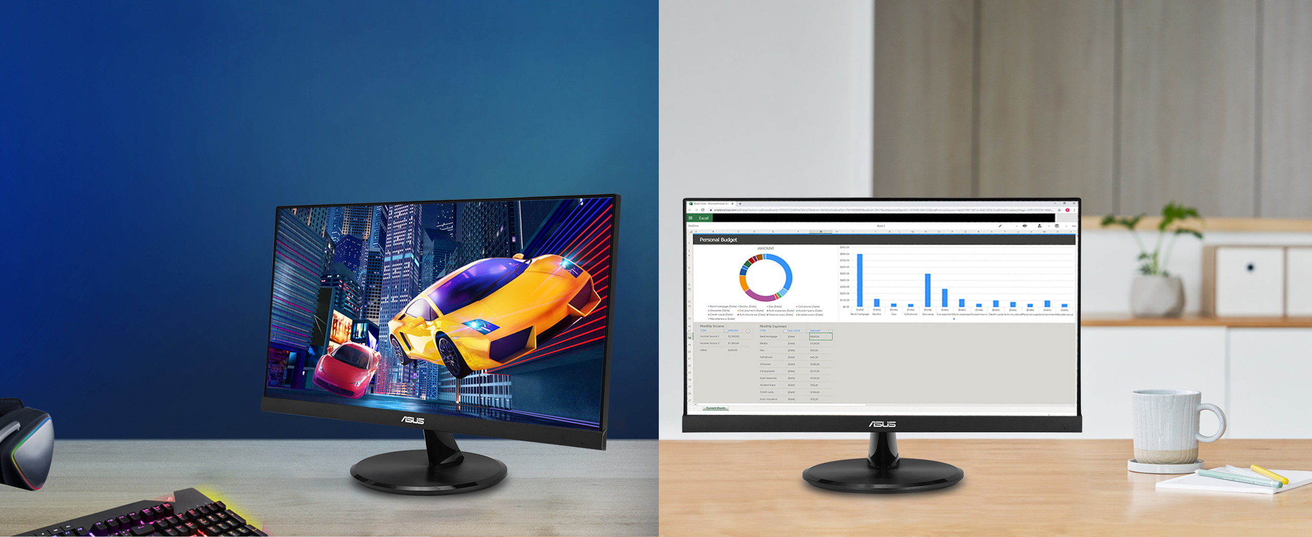 ASUS VP229HF est un moniteur IPS Eye Care Gaming de 22 pouces (21,45 pouces) avec une fr&eacute;quence de rafra&icirc;chissement rapide de 100Hz et une technologie Adaptive-Sync pour &eacute;liminer les d&eacute;chirures d'&eacute;cran et les fr&eacute;quences d'images saccad&eacute;es pour une exp&eacute;rience plus fluide que jamais.