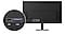 The backside of the monitor is shown, and its ports are being closed up. It has an HDMI and D-sub port.