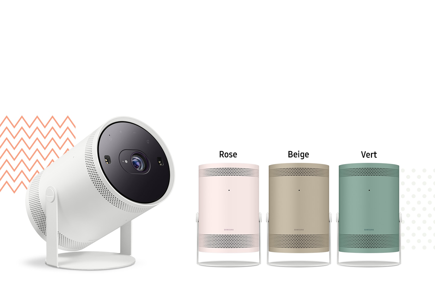 The Freestyle est pr&eacute;sent&eacute; en 4 couleurs diff&eacute;rentes : blanc, rose, beige et vert .