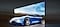 The blue car on the TV screen looks clear and visible on the TV due to motion xcelerator 120hz technology.