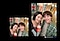 Two people smiling in a casual background. The person on the left is holding a disposable coffee cup. The angle implies they are taking a selfie. At the bottom is camera icon with text Captured by Galaxy A56 5G hashtag with Galaxy.
