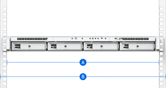 RKM114 Sp&eacute;cifications physiques pour le Synology RKM114 01