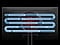 Back of monitor turns red due to heat. X-ray view shows coolant inside heat pipe. Back panel turns blue as if cooled.