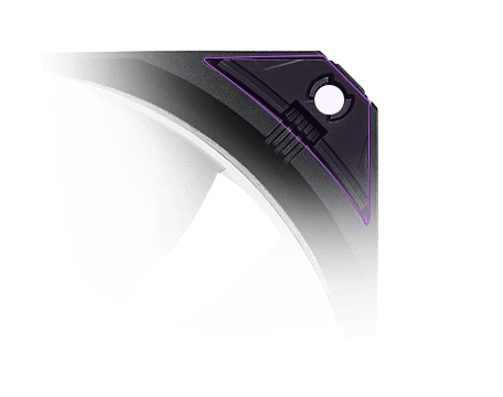 Fan features rubber design