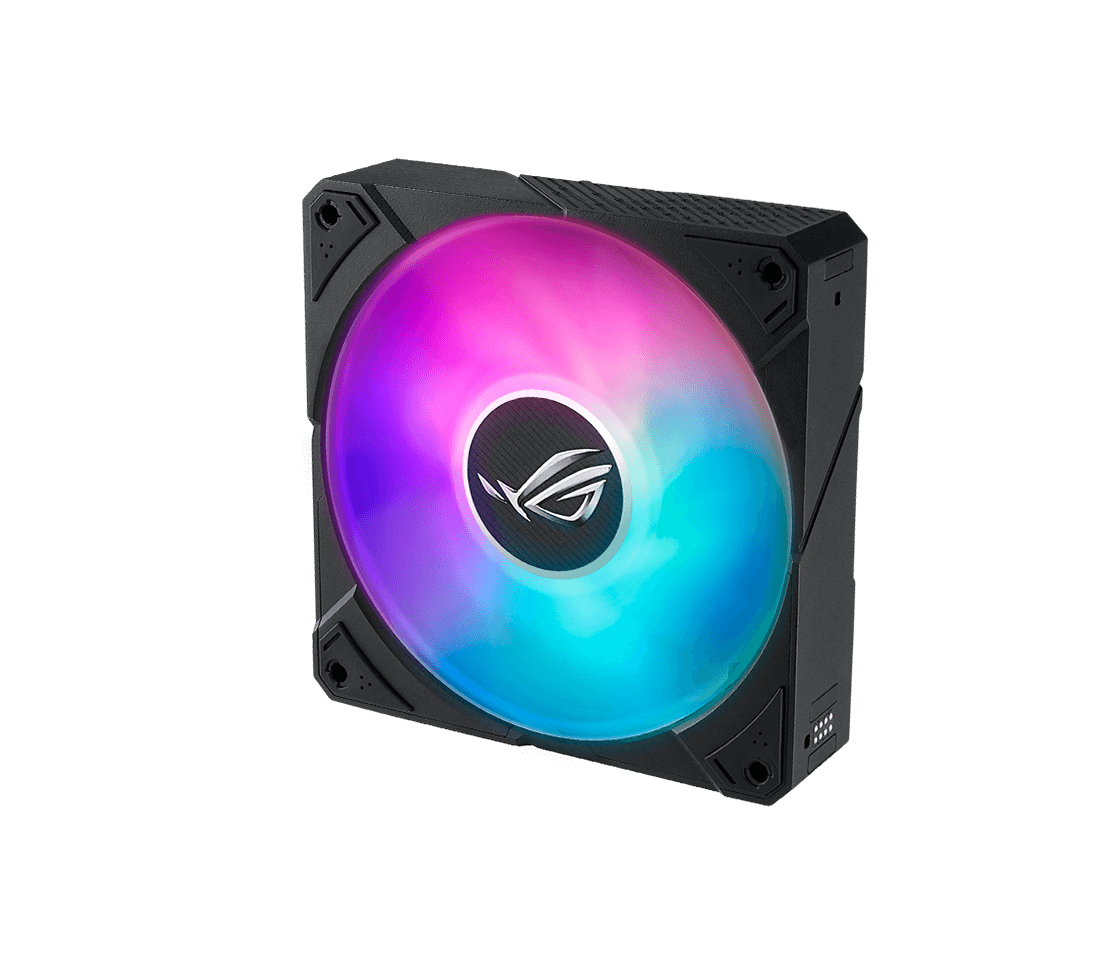 Le ventilateur ROG ARGB offre un flux d'air puissant.