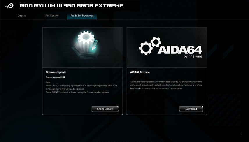 AIDA64 interface utilisateur image