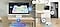 A monitor shows 3D Map View of home devices. Microwave, refrigerator and vacuum cleaner connected to SmartThings icon. Microphone icon with dialogue bubble reading "turn on the vacuum cleaner." Vacuum cleaner turned on.
