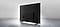 The back view of a TV with MetalStream Design. It features a black finish metal body with a ridged pattern.