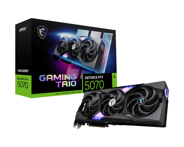 GeForce RTX&trade; 5070 12G GAMING TRIO OC