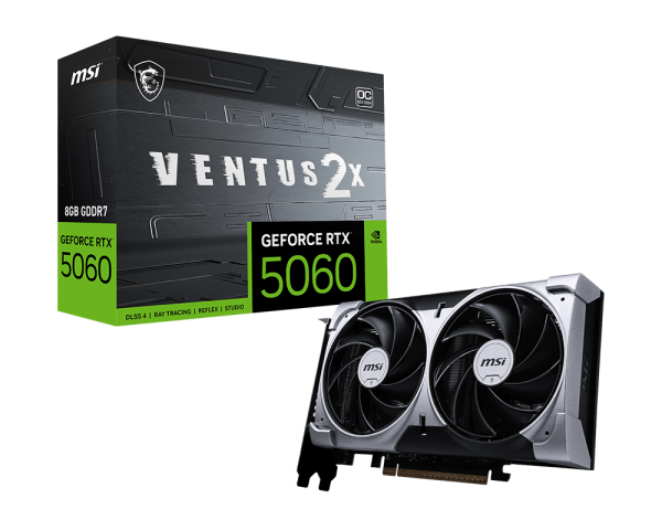 GeForce RTX&trade; 5060 8G VENTUS 2X OC