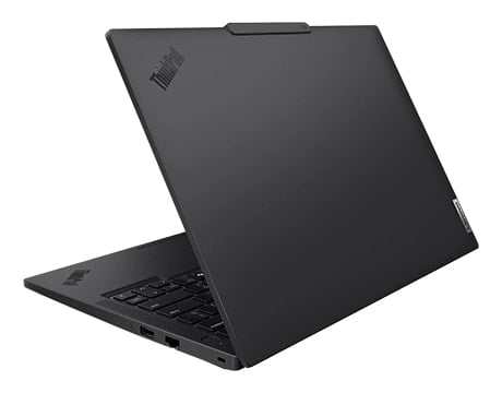 Le modèle Eclipse Black est doté d'une finition lisse sur l'ordinateur portable Lenovo ThinkPad T14 Gen 6.