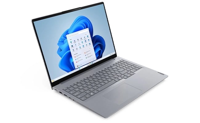 L’ordinateur portable Lenovo ThinkBook 16 Gen&nbsp;8 (Intel) offre une sécurité totale de bout en bout.