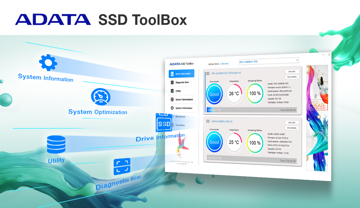 Logiciel SSD ToolBox