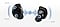 Black colored Galaxy Buds Core face inward with text outer mic 1, outer mic 2 and inner mic indicating the three microphones. In the center is a phone icon to highlight clear call quality.