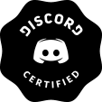 badge noir certifi&eacute; Discord