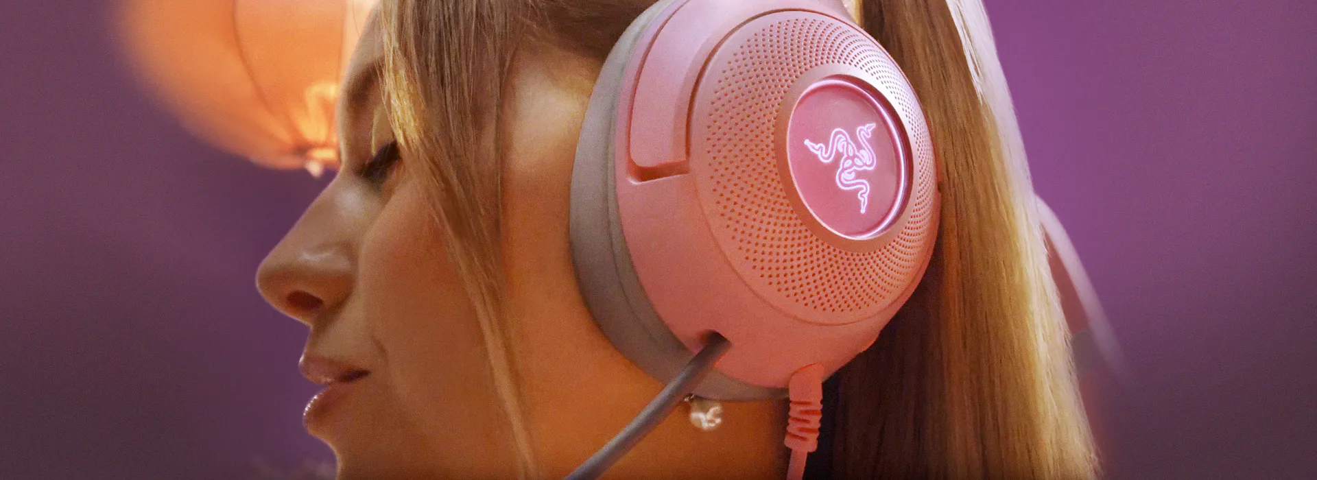 Razer Kraken Kitty V2 - Coussinets En Tissu Hybride Et En Similicuir 
