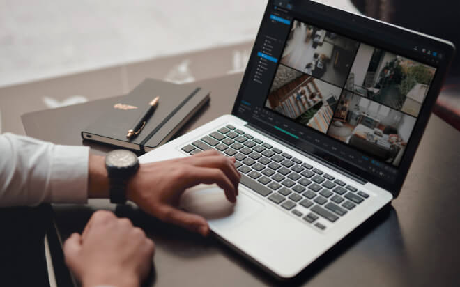 Surveillance vid&eacute;o intuitive