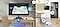 A monitor shows 3D Map View of home devices. Microwave, refrigerator and vacuum cleaner connected to SmartThings icon. Microphone icon with dialogue bubble reading "turn on the vacuum cleaner." Vacuum cleaner turned on.