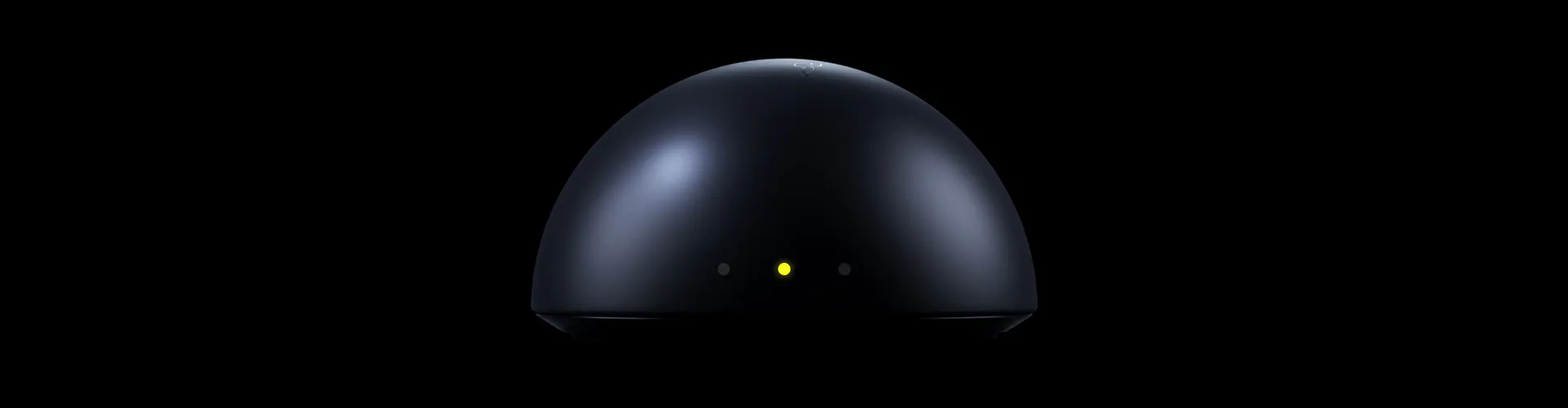 Second indicator light will be in yellow on the mouse dongle