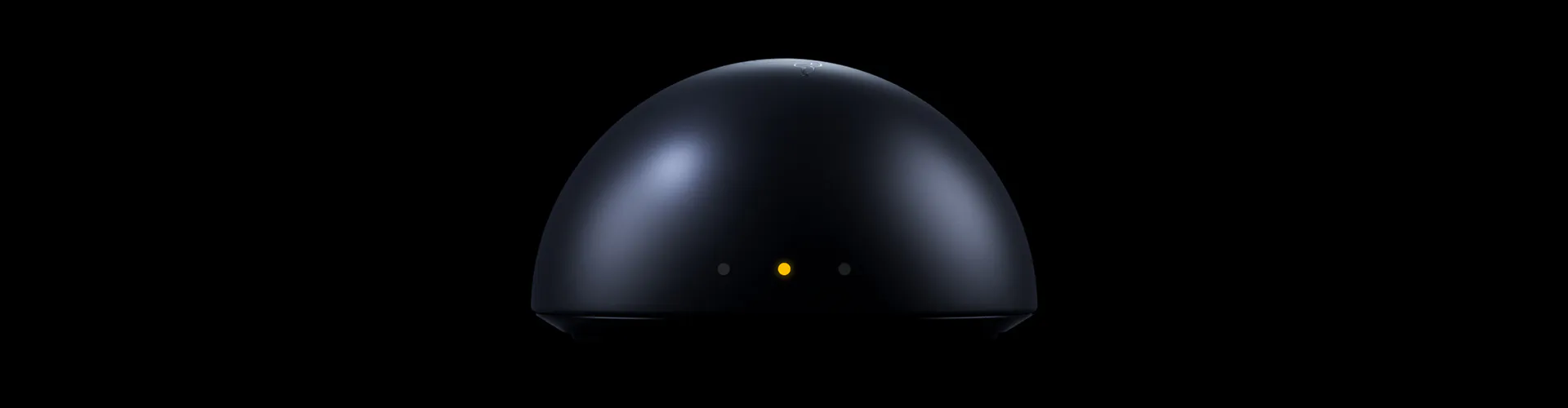 Second indicator light will be in amber on the mouse dongle