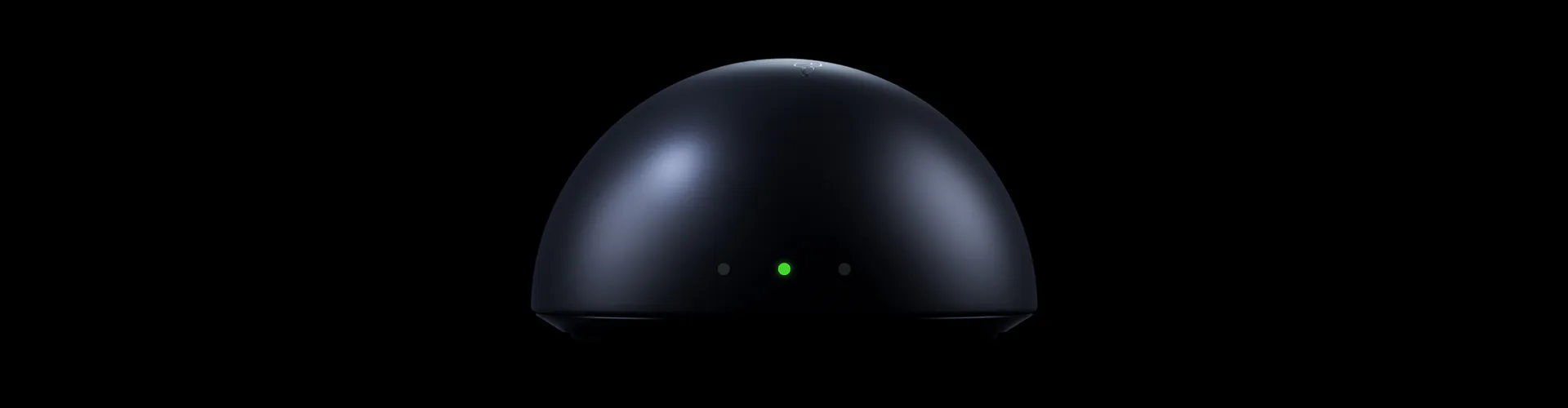 Second indicator light will be in green on the mouse dongle