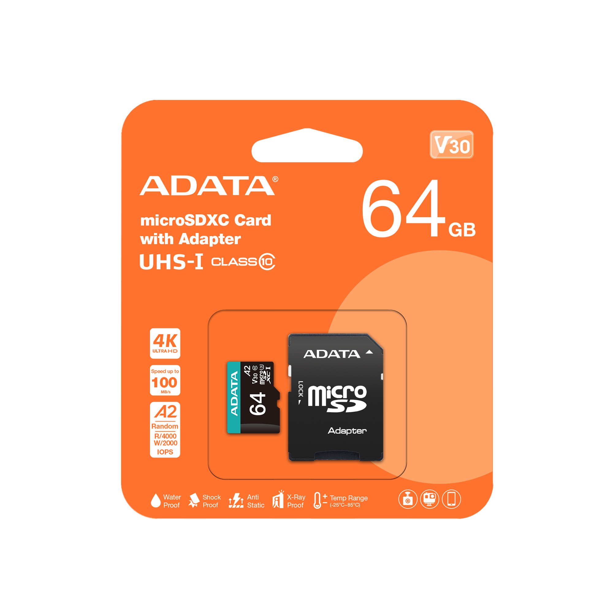 Premier Pro microSDXC/SDHC UHS-I U3 Class 10(V30S)--15