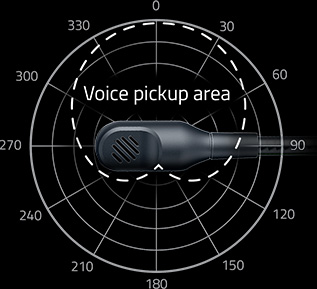 Voice pickup area
