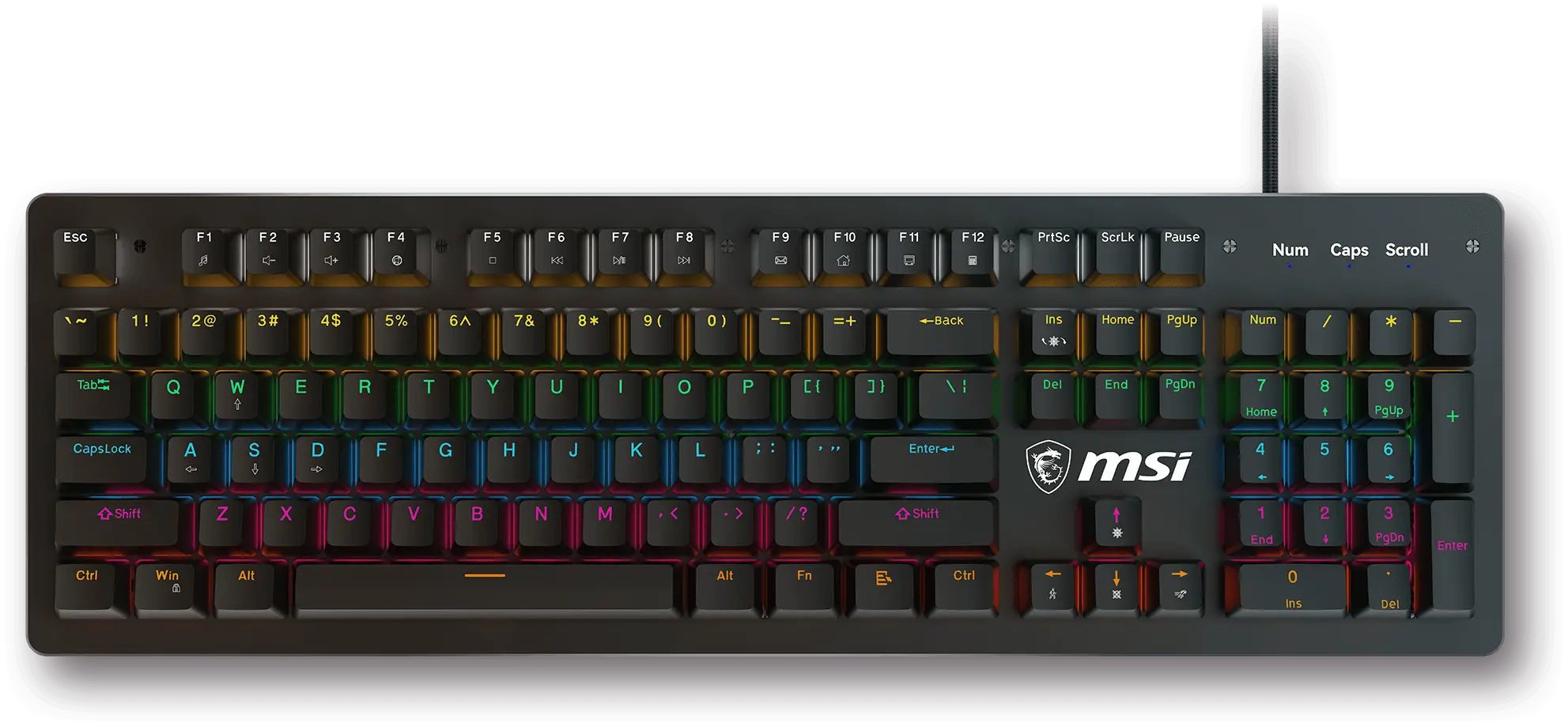 MSI gk300 keyboard RGB