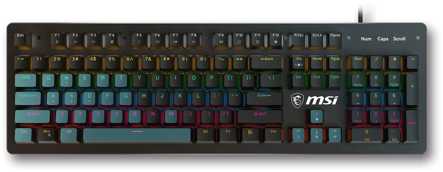 MSI gk300 combo keyboard accurate