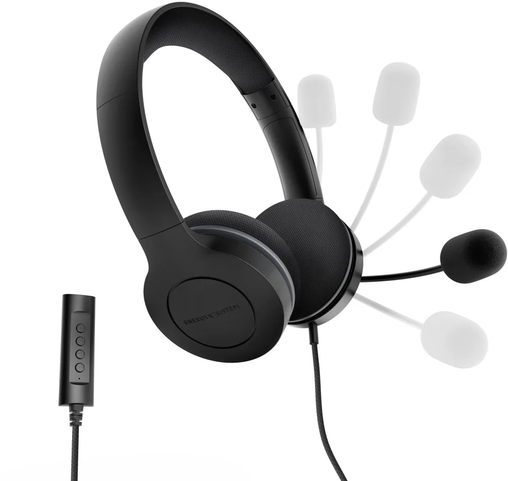 Micro-casque Energy Sistem Office 3 Noir