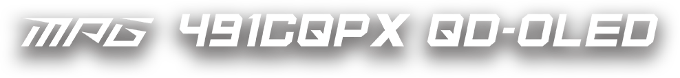 MPG 491CQPX QD-OLED