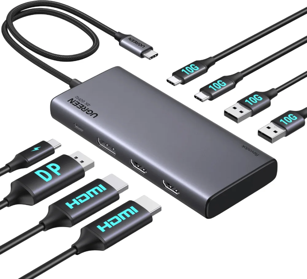 Hub USB-C Ugreen Revodok 8 en 1