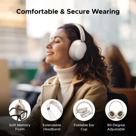 Casque sans fil Ugreen HiTune Max5c Hybrid ANC