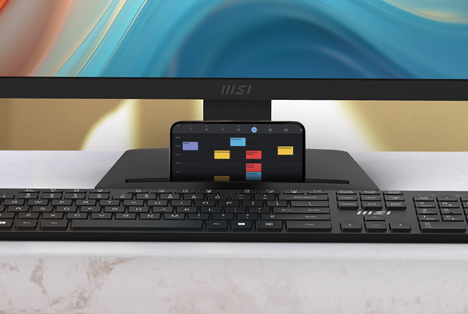 Emplacement pour accessoire du moniteur MSI