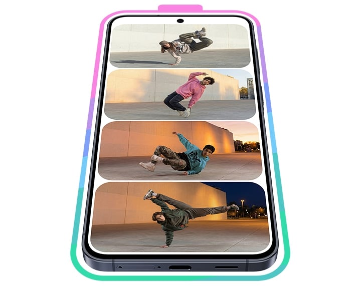 Grâce à sa batterie de 5 000 mAh (typique), votre Galaxy A37 5G est prêt à vous accompagner partout, de vos sessions de jeu intenses à vos marathons sur les réseaux sociaux. Profitez simplement de ce qui vous fait vibrer. Et pour repartir de plus belle, la charge ultra rapide 2.0 vous offre 60% d'énergie obtenu en seulement 30 minutes. 