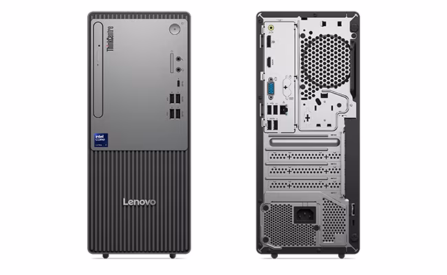 Le PC Lenovo ThinkCentre Neo 50t Gen 6 (Intel) Tower offre des fonctionnalités polyvalentes pour une connectivité sans interrumption et un couplage fluide afin d'améliorer la productivité.
