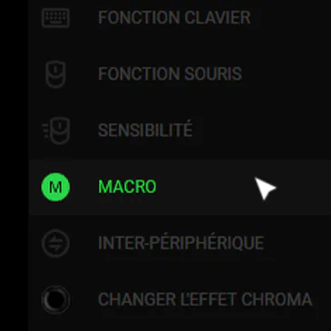 Macro Menu