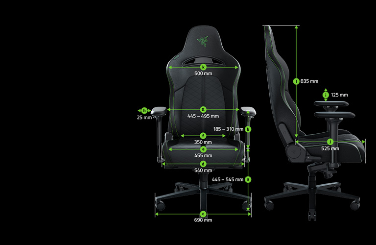 Razer Enki - Measurements