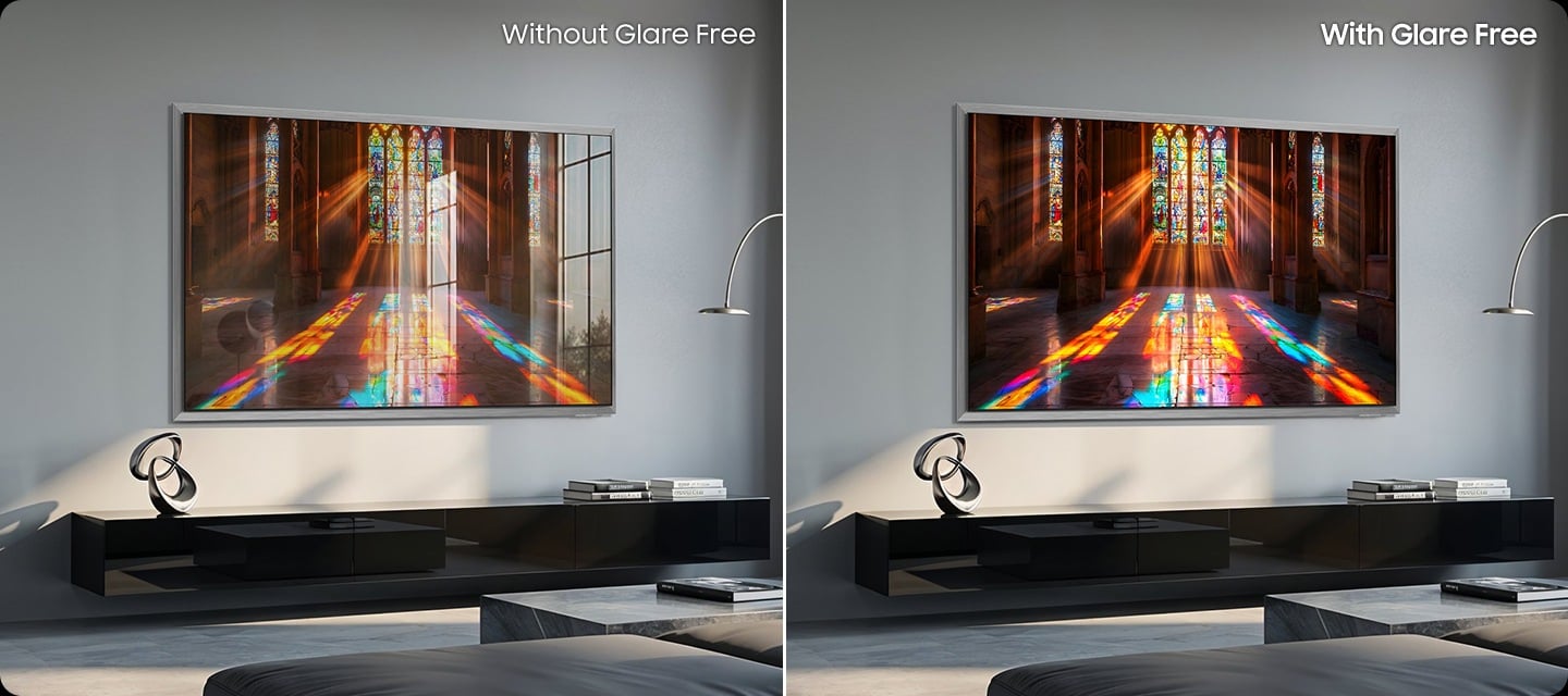 Découvrez le noir véritable et la couleur réelle sublimés par la technologie Glare Free