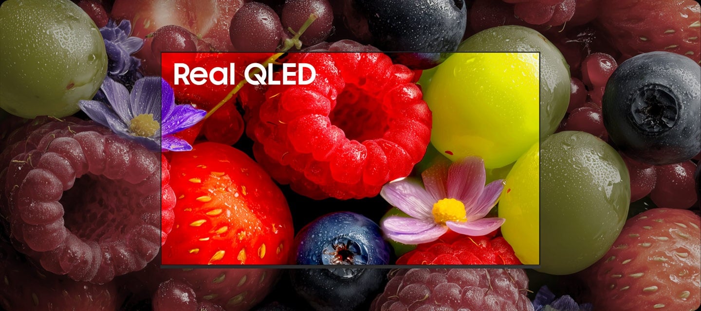 De vraies couleurs, un vrai QLED. Vous ne méritez pas moins.