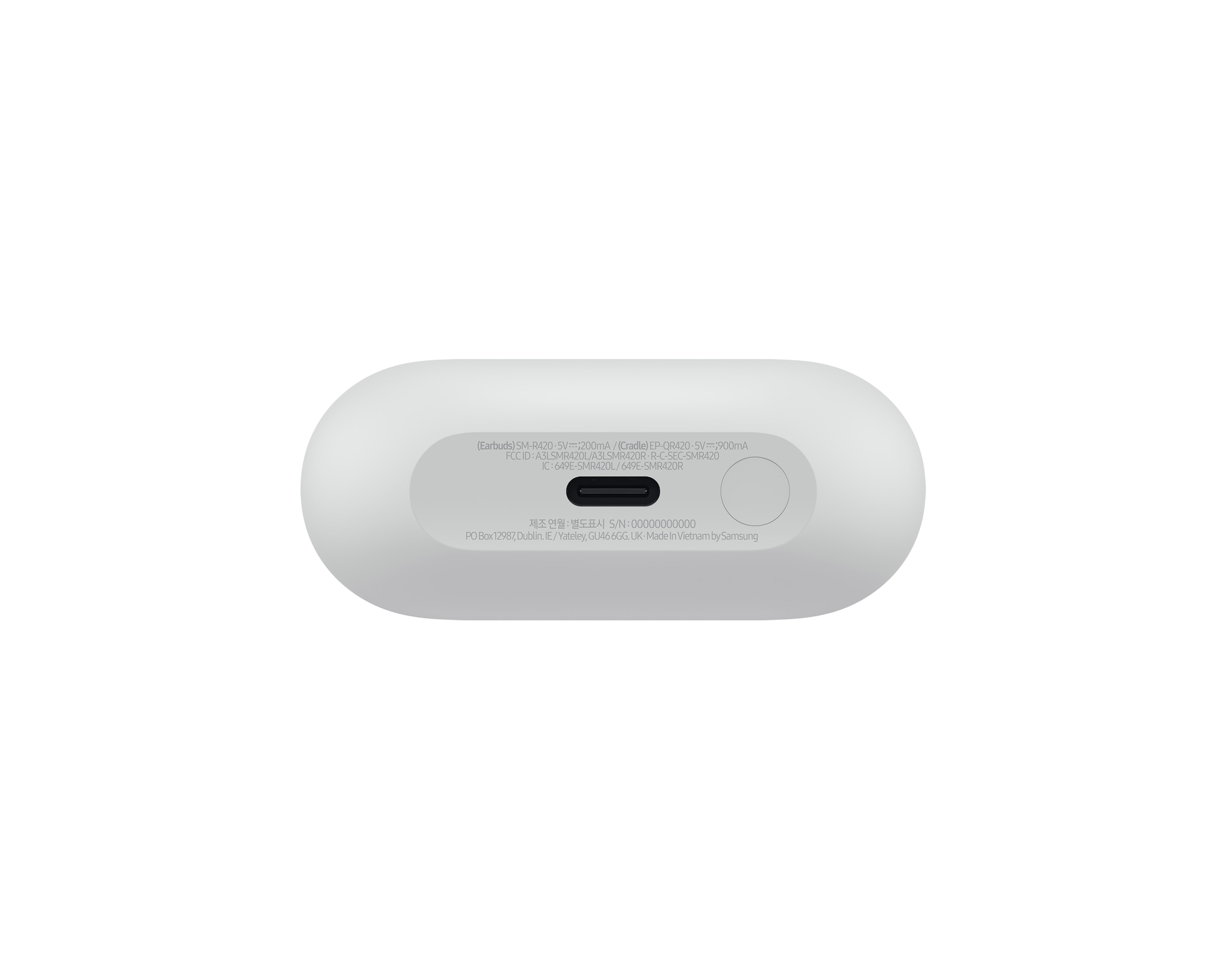 Galaxy Buds3 FE Case-Bottom Gray 