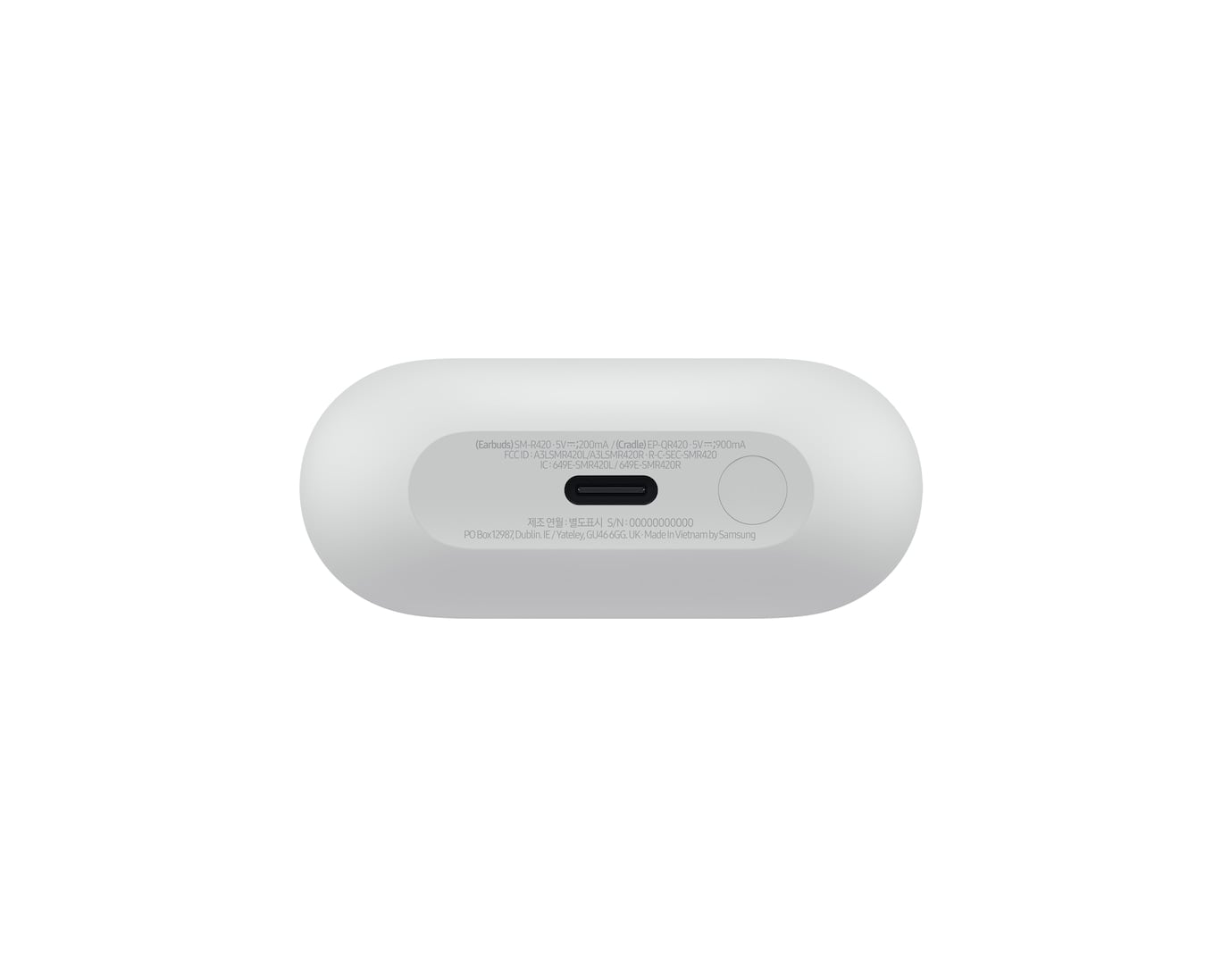 Galaxy Buds3 FE Case-Bottom Gray 