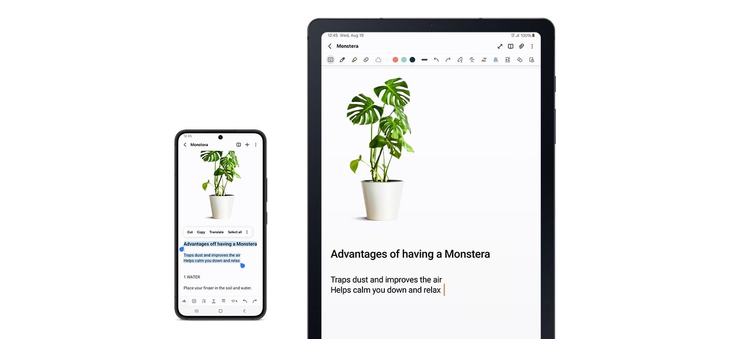 Associez votre tablette à votre téléphone