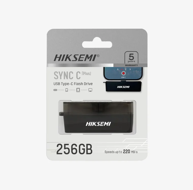 Mini SSD externe Hikvision Sync C Plus 512 Go