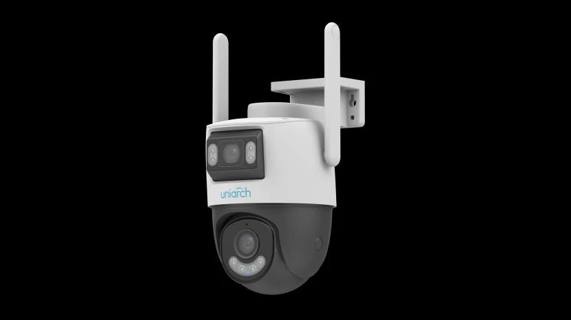 Caméra de surveillance Wi-Fi Uniarch Uho-P2S-M33F34 double objectif extérieure