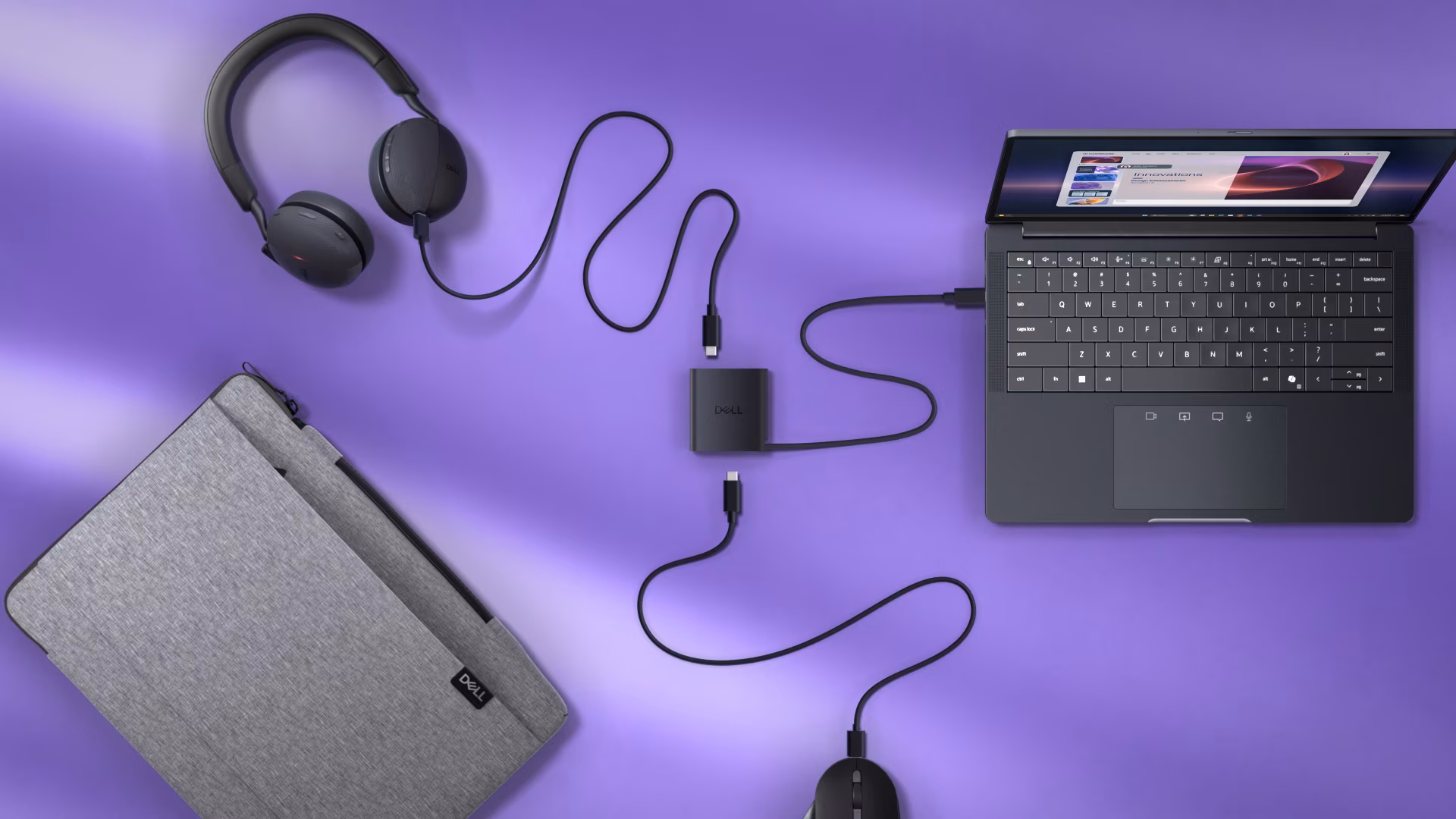 Vidéo de productivité&nbsp;: adaptateur de voyage USB-C 4-en-1 Dell Pro