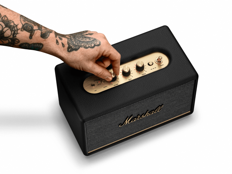 Marshall Acton III home speaker seen from above