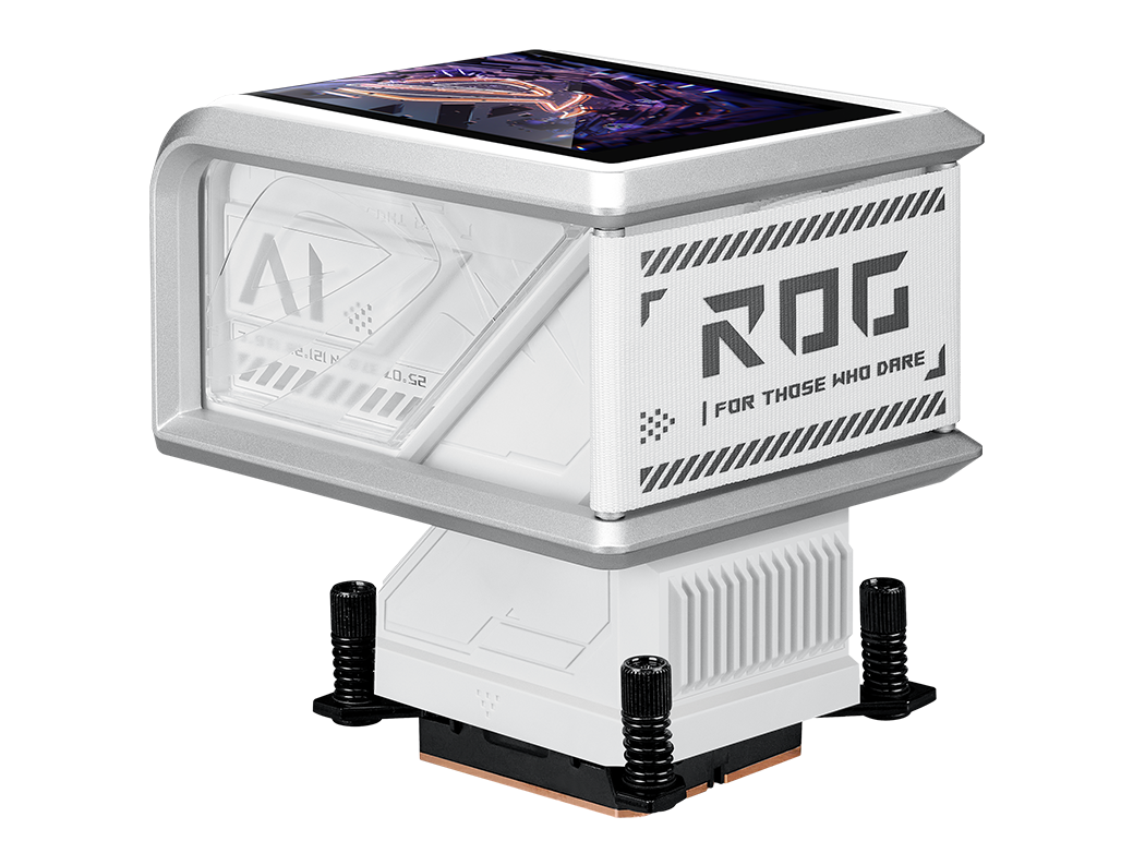 Detailed view of the reinforced metal standoff system, showing precision-threaded bolts and a wide base design that provides a solid foundation for the CPU cooling bracket.
