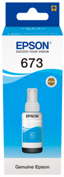 Bouteille d'encre cyan T6732 70 ml
